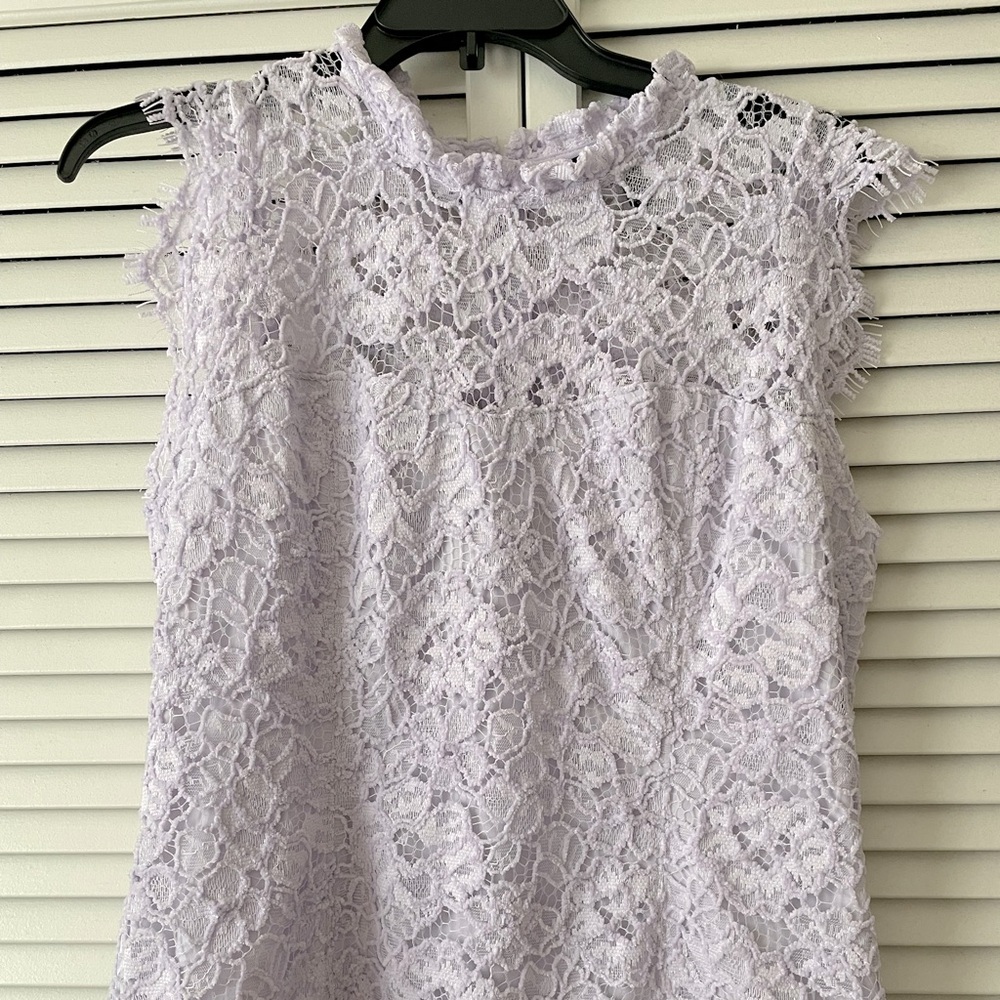 Light lilac colored blouse